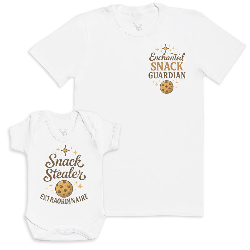 Snack Stealer - Baby Gift Set - Baby Bodysuit Gift Set