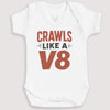 Crawls Like A V8 - Baby Gift Set - Baby Bodysuit Gift Set