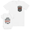 Little Grease Monkey - Baby Gift Set - Baby Bodysuit Gift Set