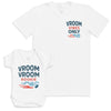 Vroom Vroom Rookie - Baby Gift Set - Baby Bodysuit Gift Set