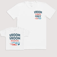 Vroom Vroom Rookie - Baby Gift Set - Baby Bodysuit Gift Set