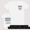 Vroom Vroom Rookie - Baby Gift Set - Baby Bodysuit Gift Set