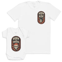 Born To Drool - Baby Gift Set - Baby Bodysuit Gift Set