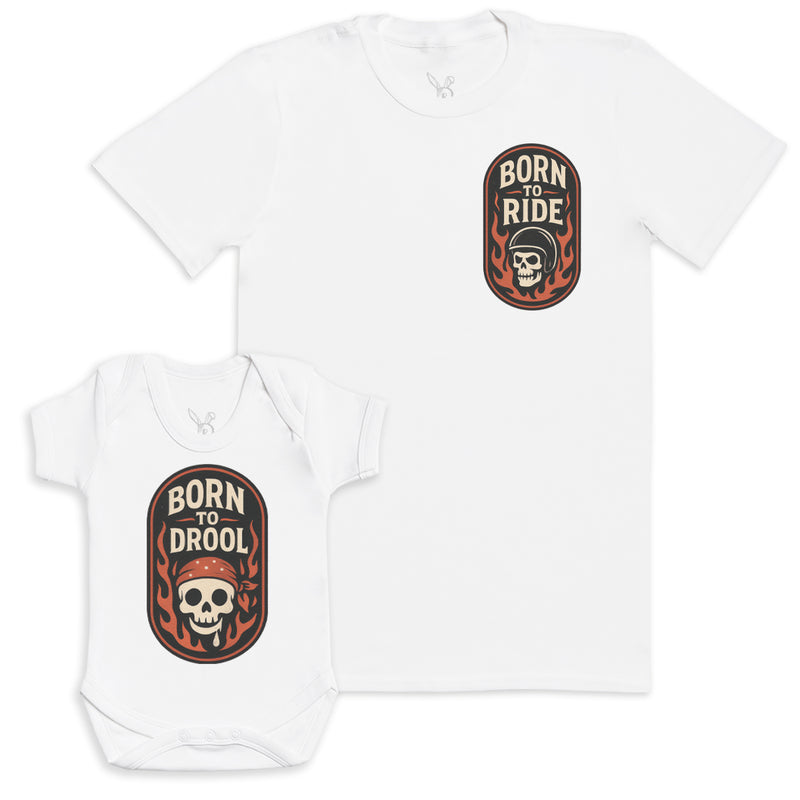 Born To Drool - Baby Gift Set - Baby Bodysuit Gift Set