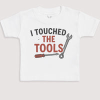I Touched The Tools - Baby Gift Set - Baby Bodysuit Gift Set