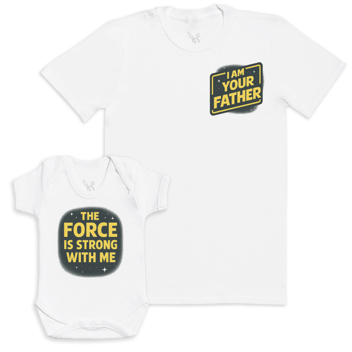The Force Is Strong With Me - Baby Gift Set - Baby Bodysuit Gift Set