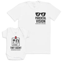Tiny Agent - Baby Gift Set - Baby Bodysuit Gift Set