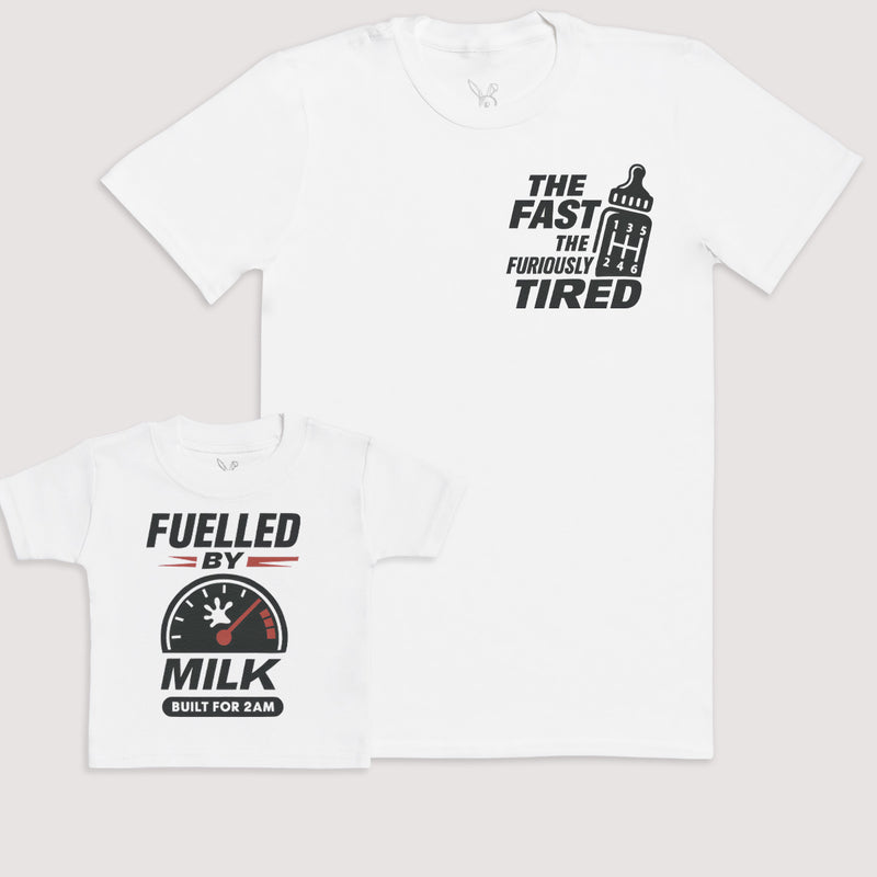 Fuelled By Milk - Baby Gift Set - Baby Bodysuit Gift Set