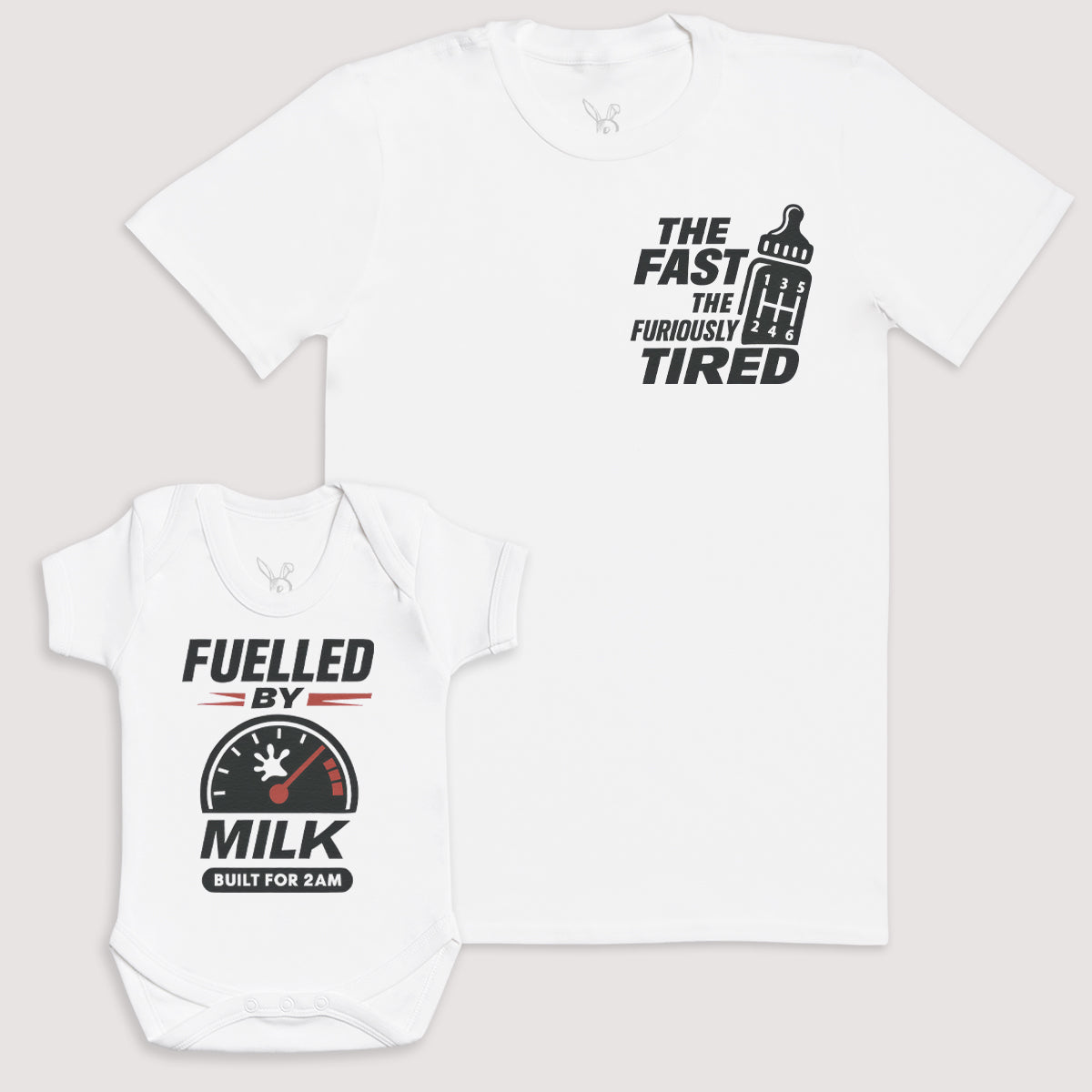 Fuelled By Milk - Baby Gift Set - Baby Bodysuit Gift Set