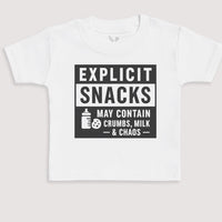 Explicit Snacks - Baby Gift Set - Baby Bodysuit Gift Set