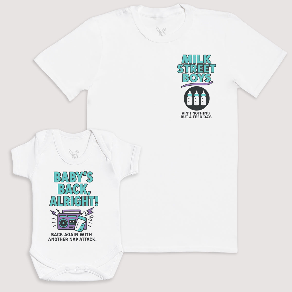 Baby's Back Alright - Baby Gift Set - Baby Bodysuit Gift Set