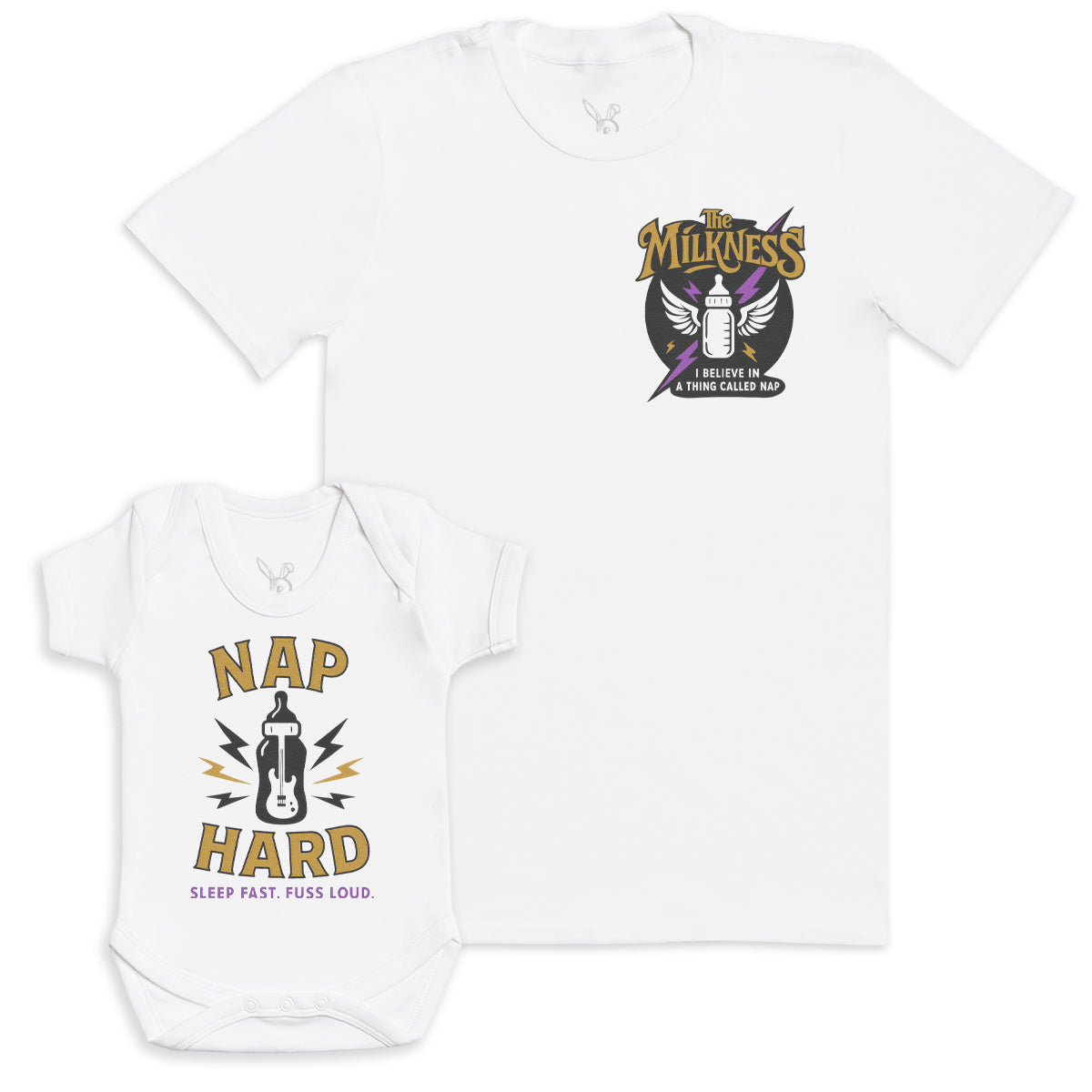 Nap Hard - Baby Gift Set - Baby Bodysuit Gift Set