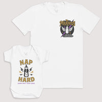 Nap Hard - Baby Gift Set - Baby Bodysuit Gift Set