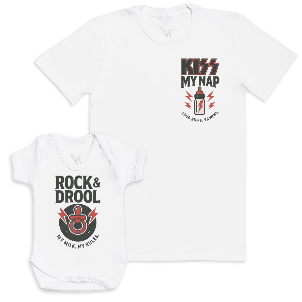 Rock And Drool - Baby Gift Set - Baby Bodysuit Gift Set