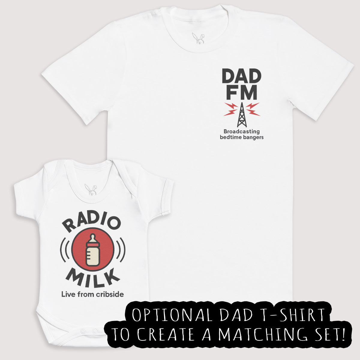 Radio Milk - Baby Gift Set - Baby Bodysuit Gift Set