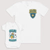Space Sidekick - Baby Gift Set - Baby Bodysuit Gift Set