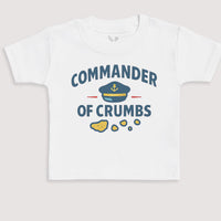 Commander of Crumbs - Baby Gift Set - Baby Bodysuit Gift Set