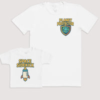 Space Sidekick - Baby Gift Set - Baby Bodysuit Gift Set