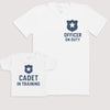 Cadet In Training - Baby Gift Set - Baby Bodysuit Gift Set