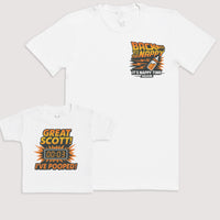 Great Scott I've Pooped - Baby Gift Set - Baby Bodysuit Gift Set