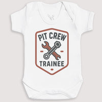Pit Crew Trainee - Baby Gift Set - Baby Bodysuit Gift Set