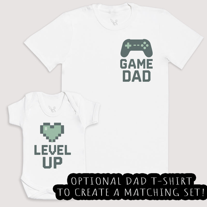 Level Up - Baby Gift Set - Baby Bodysuit Gift Set