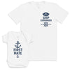 First Mate - Baby Gift Set - Baby Bodysuit Gift Set