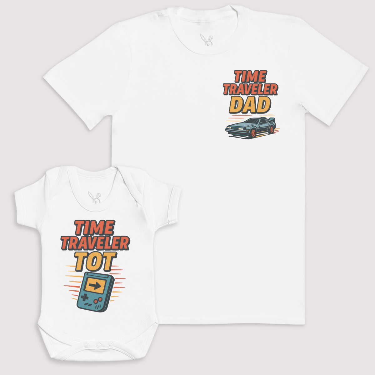 Time Traveler Tot - Baby Gift Set - Baby Bodysuit Gift Set