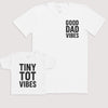 Tiny Tot Vibes - Baby Gift Set - Baby Bodysuit Gift Set