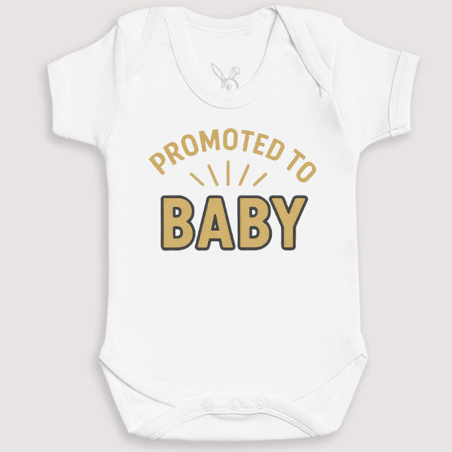 Promoted To Baby - Baby Gift Set - Baby Bodysuit Gift Set