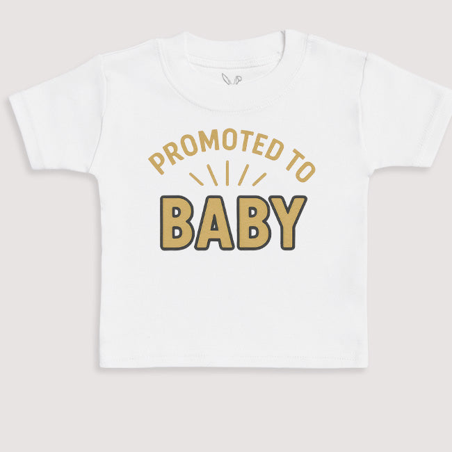 Promoted To Baby - Baby Gift Set - Baby Bodysuit Gift Set