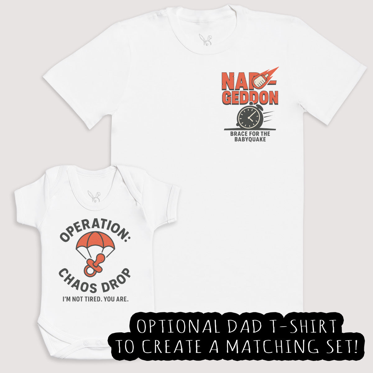 Operation Chaos Drop - Baby Gift Set - Baby Bodysuit Gift Set