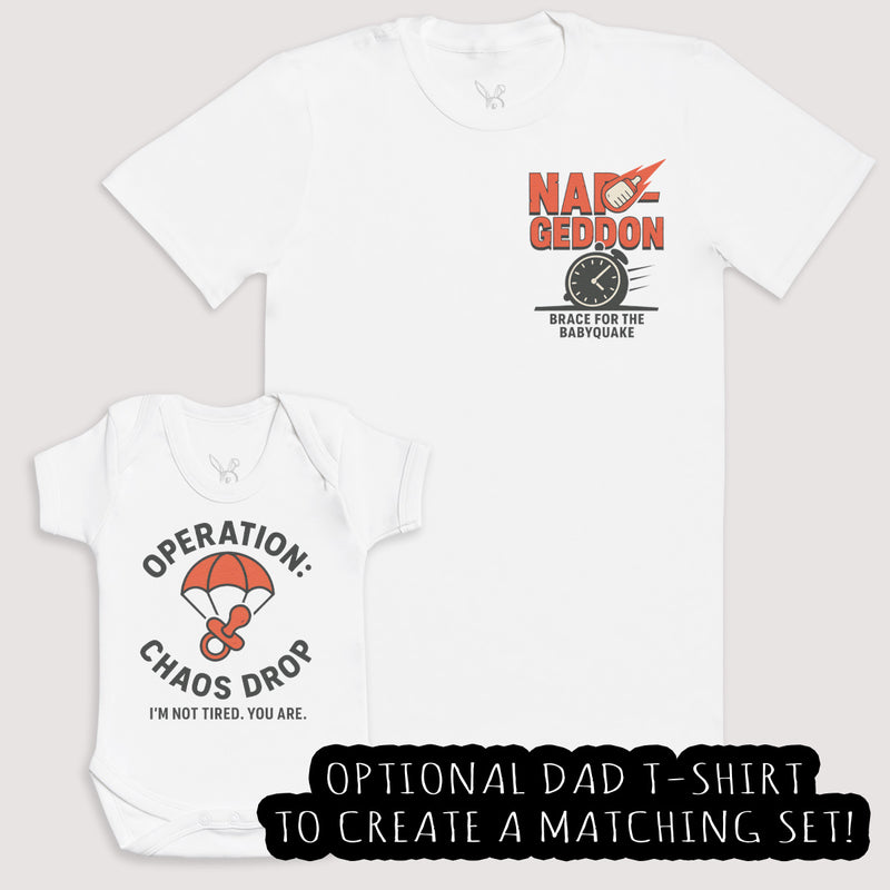 Operation Chaos Drop - Baby Gift Set - Baby Bodysuit Gift Set