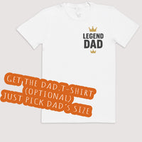 Legend In Training - Baby Gift Set - Baby Bodysuit Gift Set
