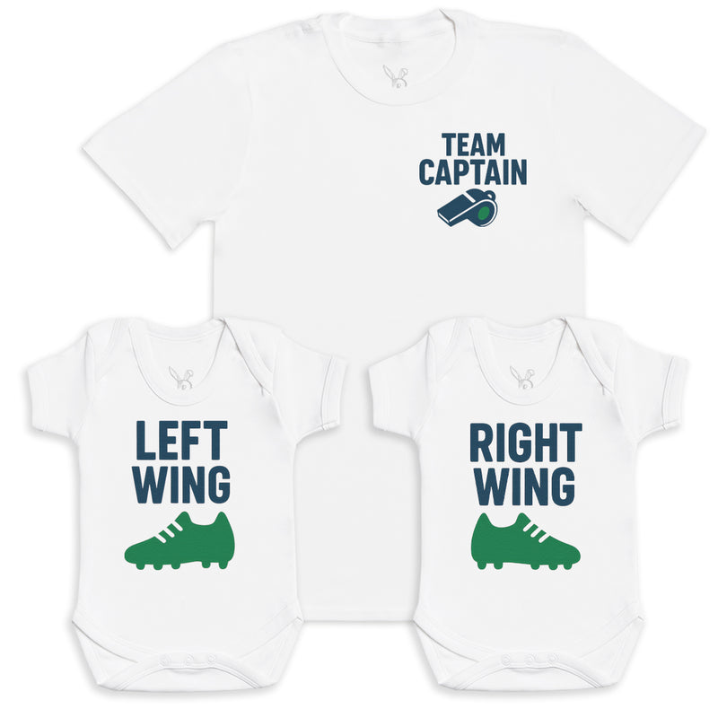 Left Wing Right Wing - Baby Gift Set - Baby Bodysuit Gift Set