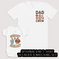 Grillin' Chillin' - Baby Gift Set - Baby Bodysuit Gift Set