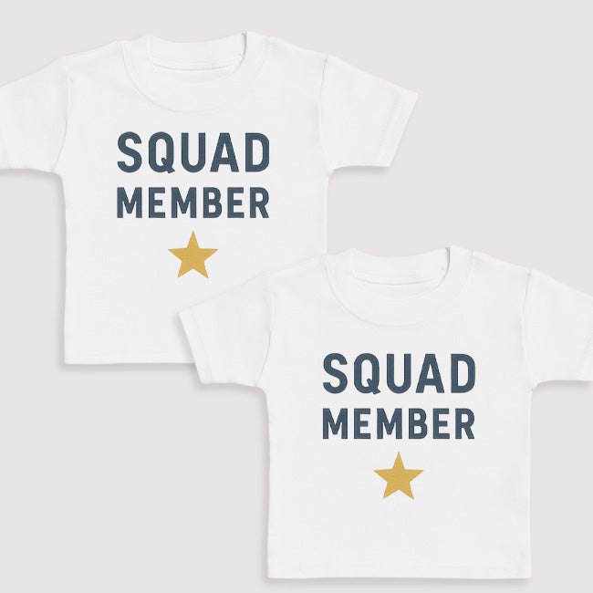 Squad Members - Baby Gift Set - Baby Bodysuit Gift Set