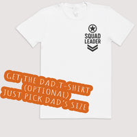 Squad Member 1 Squad Member 2 - Baby Gift Set - Baby Bodysuit Gift Set