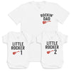 Little Rocker 1 Little Rocker 2 - Baby Gift Set - Baby Bodysuit Gift Set