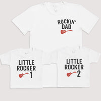 Little Rocker 1 Little Rocker 2 - Baby Gift Set - Baby Bodysuit Gift Set