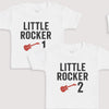 Little Rocker 1 Little Rocker 2 - Baby Gift Set - Baby Bodysuit Gift Set