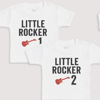 Little Rocker 1 Little Rocker 2 - Baby Gift Set - Baby Bodysuit Gift Set