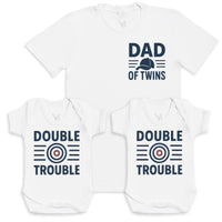 Double Trouble - Baby Gift Set - Baby Bodysuit Gift Set