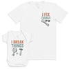 I Break Things - Baby Gift Set - Baby Bodysuit Gift Set