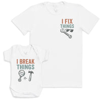 I Break Things - Baby Gift Set - Baby Bodysuit Gift Set