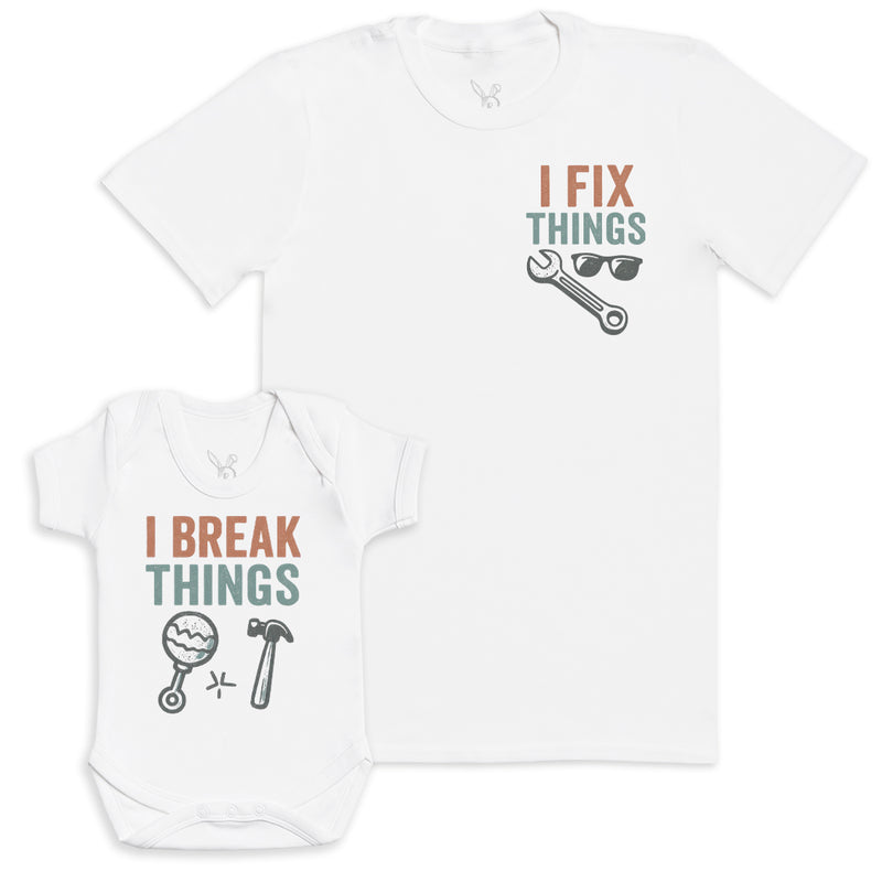 I Break Things - Baby Gift Set - Baby Bodysuit Gift Set
