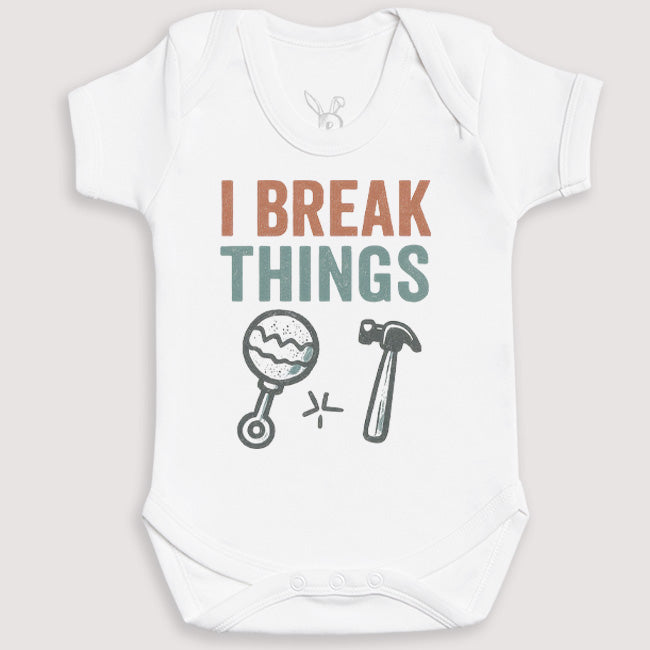 I Break Things - Baby Gift Set - Baby Bodysuit Gift Set
