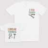 I Break Things - Baby Gift Set - Baby Bodysuit Gift Set