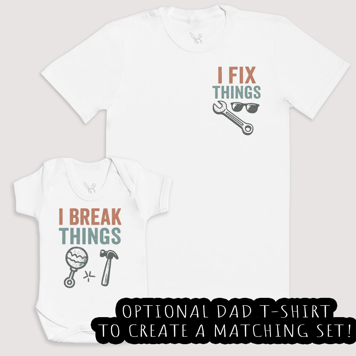 I Break Things - Baby Gift Set - Baby Bodysuit Gift Set