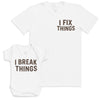 I Break Things - Baby Gift Set - Baby Bodysuit Gift Set